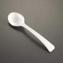 Essentials 10 Heavy Duty White Serving Spoon -- 100 per case.