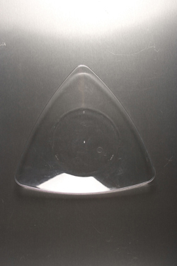 Triangles Clear Luncheon Plate -- 120 per case.