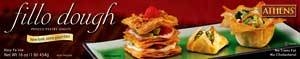 Athens Foods Fillo Dough Sheet, 16 Ounce -- 24 per case.