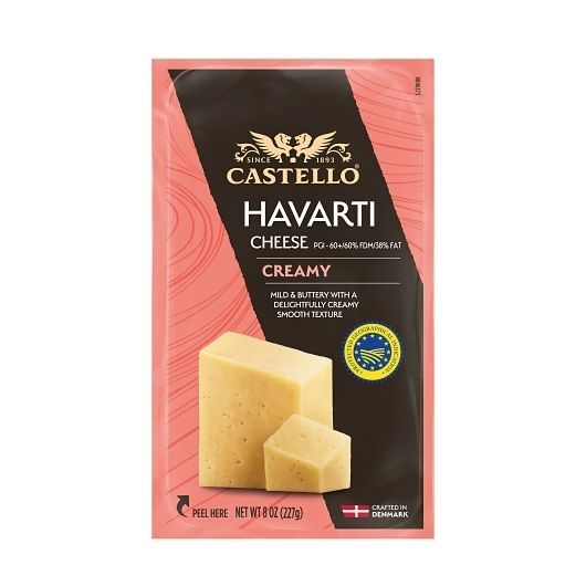 Castello Creamy Havarti Cheese, 8 Ounce -- 12 Per Case
