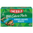 Emerald 100 Calorie Packs Unsalted Walnuts and Almonds, 3.92 Ounce -- 8 per case