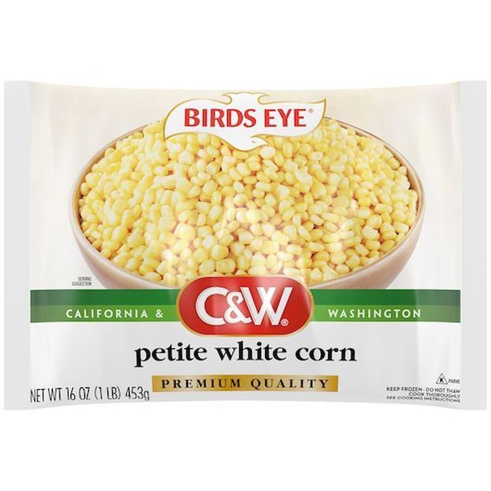 Birds Eye C And W Premium Quality Petite White Corn, 16 Ounce -- 6 Per Case