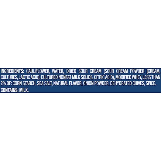 Birds Eye Sour Cream And Chive Mashed Cauliflower, 12 Ounce -- 8 Per Case
