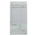 National Checking Company Carbon Backed Guest Check Board - 2 Part Green, 16 Line, 4.20 x 8.25 inch -- 2500 per case.