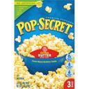 Pop Secret Extra Butter Flavor Microwave Popcorn, 9.6 Ounce Sharing Bag - 6 per case
