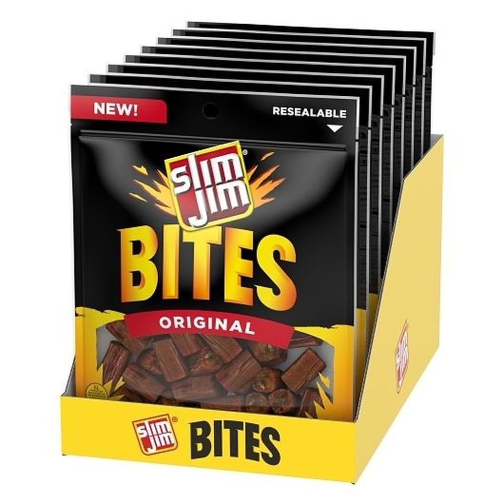 Slim Jim Original Snack Bites, 3.75 Ounce -- 8 Per Case