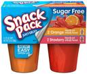 Snack Pack Sugar Free Strawberry and Orange Juicy Gels, 13 Ounce -- 12 per case