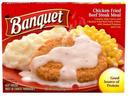 Banquet Classic Chicken Fried Beef Steak Meal, 10 Ounce -- 12 per case