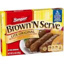 Banquet Brown and Serve Lite Original Sausage Link, 6.4 Ounce -- 12 per case