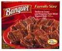 Banquet Family Size Backyard BBQ Boneless Patties, 26 Ounce -- 6 per case