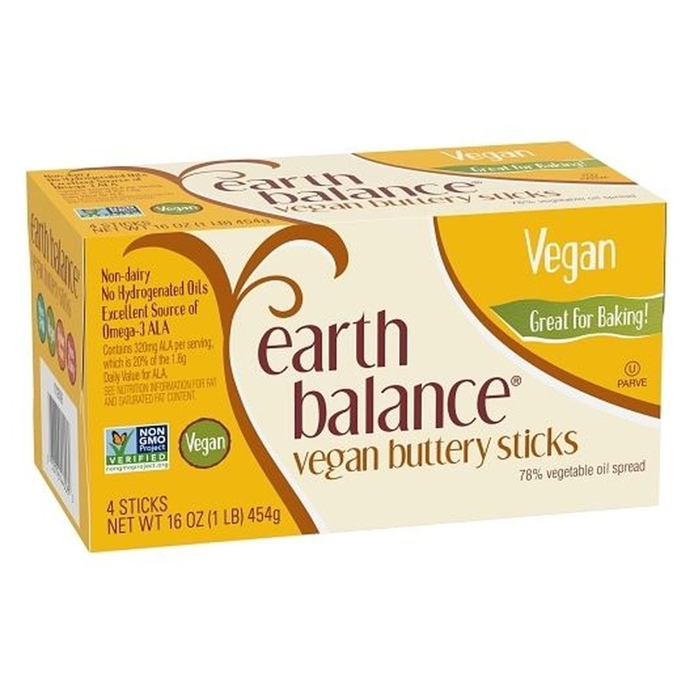 Earth Balance Vegan Buttery Stick Spreads, 16 Ounce - 12 per case