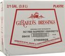 Girards Dressing Au Naturel Fat Free Raspberry Walnut Vinaigrette Dressing, I Gallon -- 2 per case.