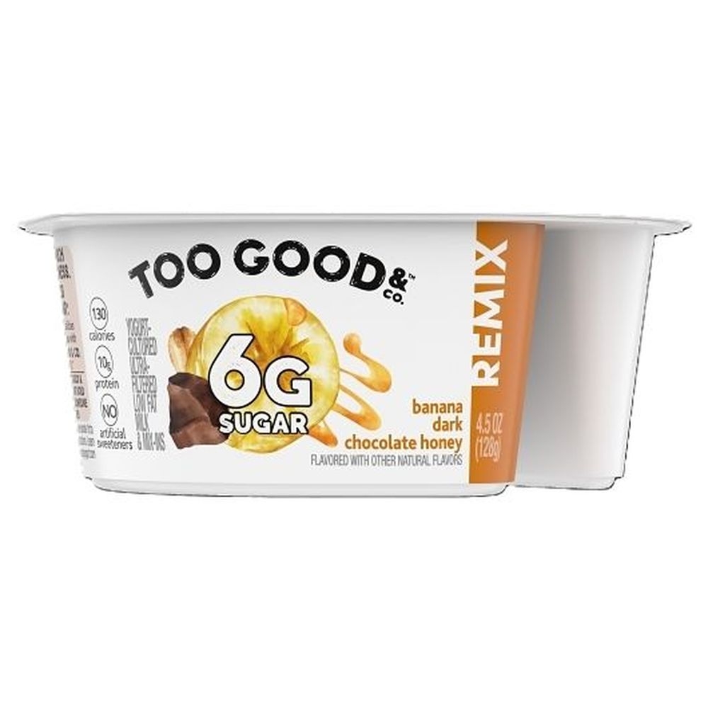 Two Good Banana with Chocolate Almond Yogurt, 4.5 Ounce -- 8 per case