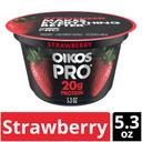 Oikos Pro Strawberry Yogurt, 5.3 Ounce -- 12 per case