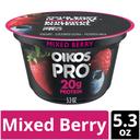 Oikos Pro Mixed Berry Yogurt, 5.3 Ounce -- 12 per case