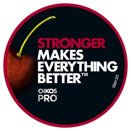 Oikos Pro Cherry Yogurt, 5.3 Ounce -- 12 per case