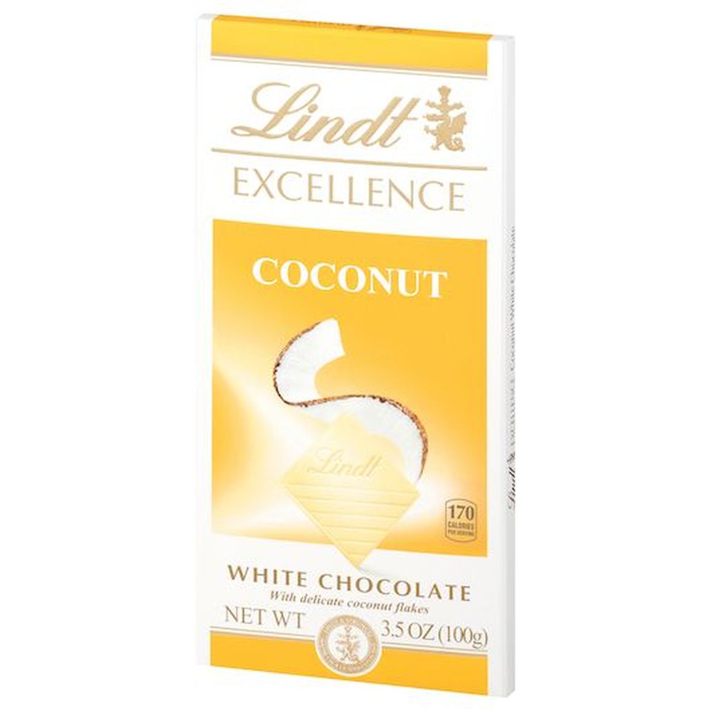 Excellence Coconut White Chocolate Bar, 3.5 Ounce -- 144 per case