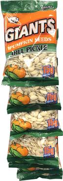 Giants Dill Pickle Pumpkin Seed Clip Strip, 5.15 Ounce -- 24 per case