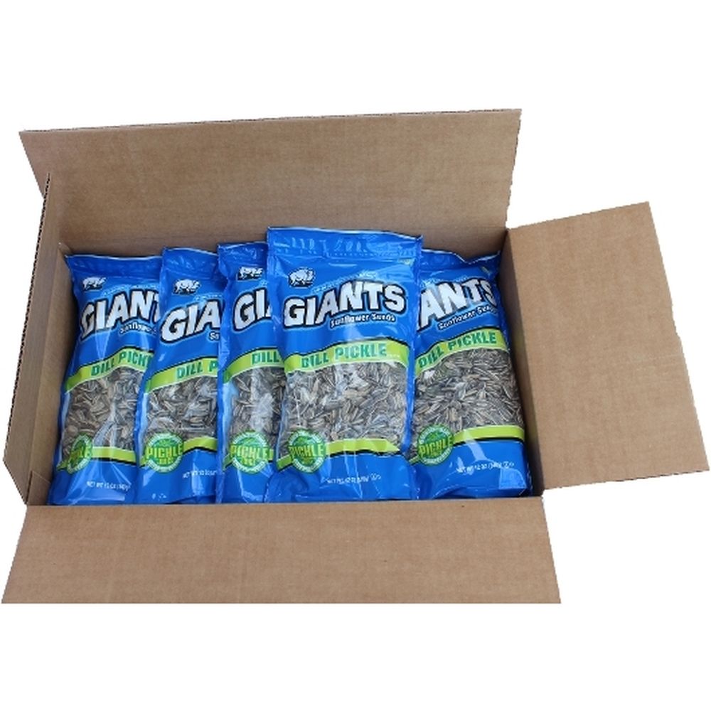 Giants Dill Pickle Sunflower Seeds, 12 Ounce Stand Up Bag -- 10 per case