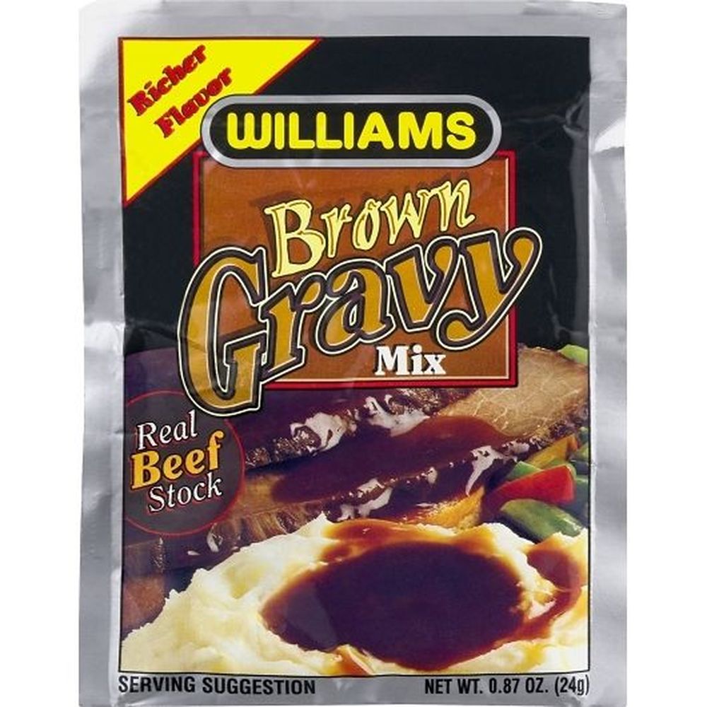 Williams Brown Gravy Mix, 0.87 Ounce -- 12 per case