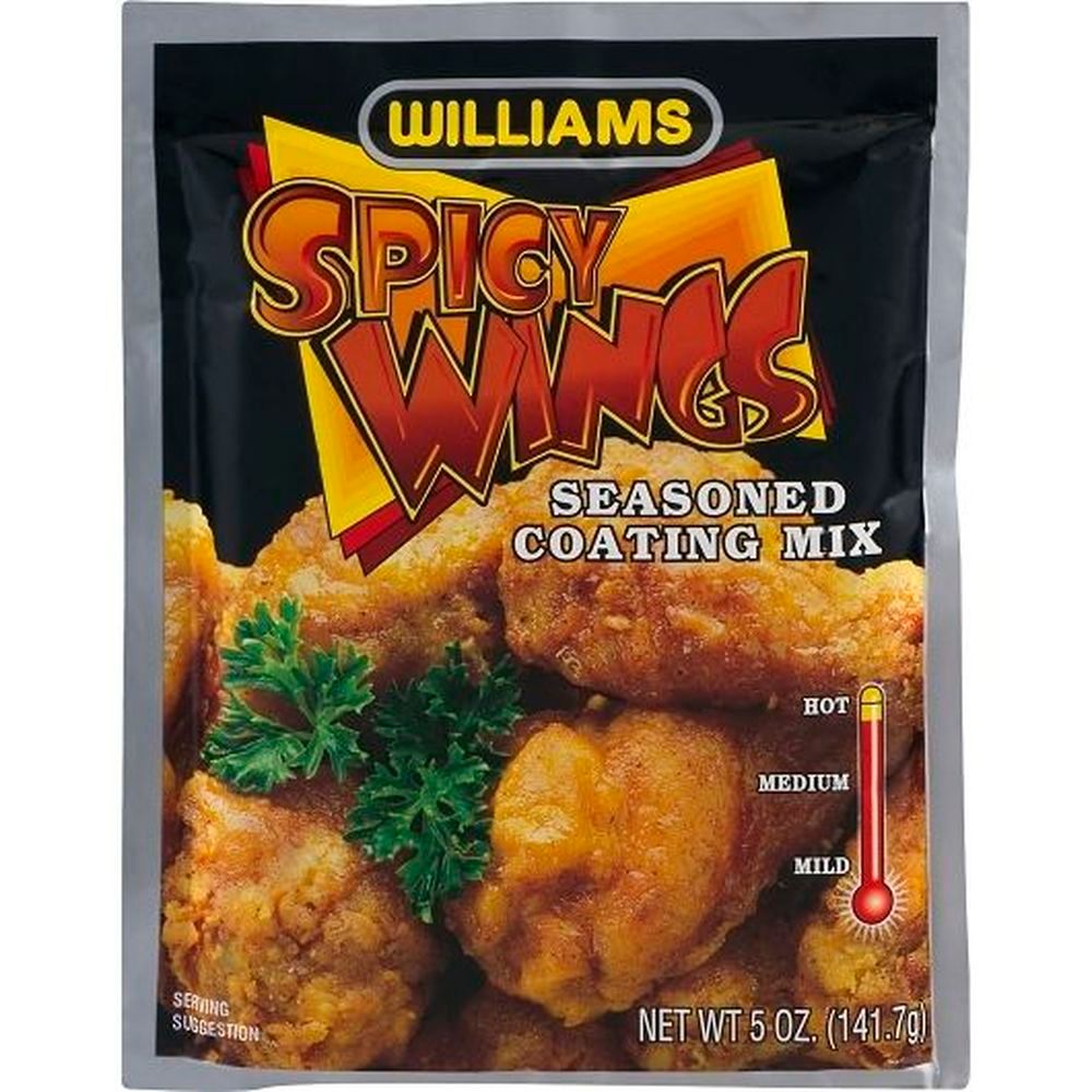 Williams Spicy Wings Seasoning, 5 Ounce -- 12 Per Case