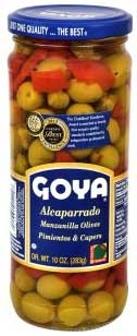 Goya Alcaparrado Manzanilla Olives Pimientos and Capers, 10 Ounce -- 12 per case