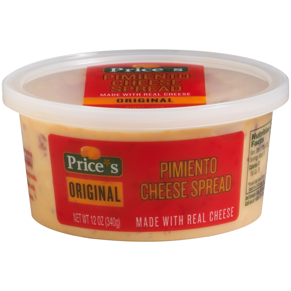 Prices Original Pimiento Cheese Spread, 12 Ounce Cup -- 12 per case.