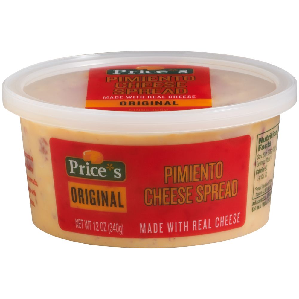 Price's Original Pimiento Cheese Spread, 12 Ounce Cup -- 12 Per Case