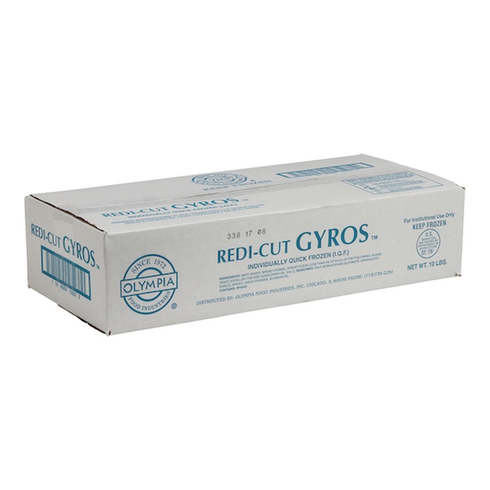 Olympia Foods Individually Wrapped Redi Cuts Gyros, 80 Ounce -- 2 per case