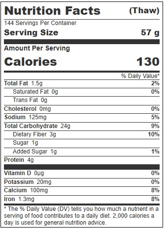 Ultra Loco Round Bread, 18 Pound