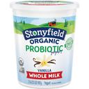 Stonyfield Farm Organic French Vanilla Whole Milk Yogurt, 32 Ounce -- 6 per case.