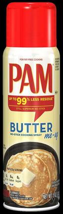 Pam Butter Flavor Cooking Spray, 5 Ounce -- 12 per case