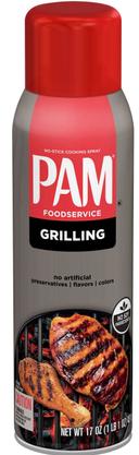 Pam Grilling No Stick Cooking Spray, 17 Ounce -- 6 per case