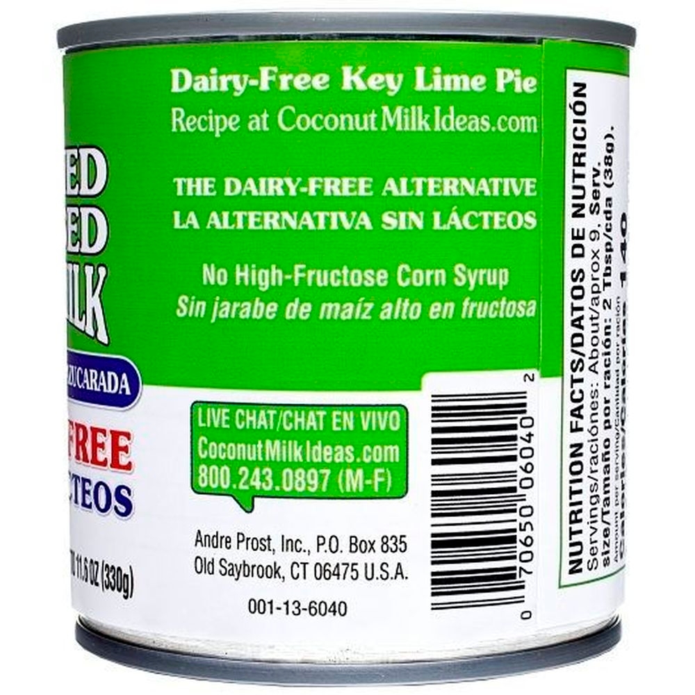 Andre Prost Sweetened Condensed Coconut Milk - Display Tray, 11.6 Ounce -- 12 per case