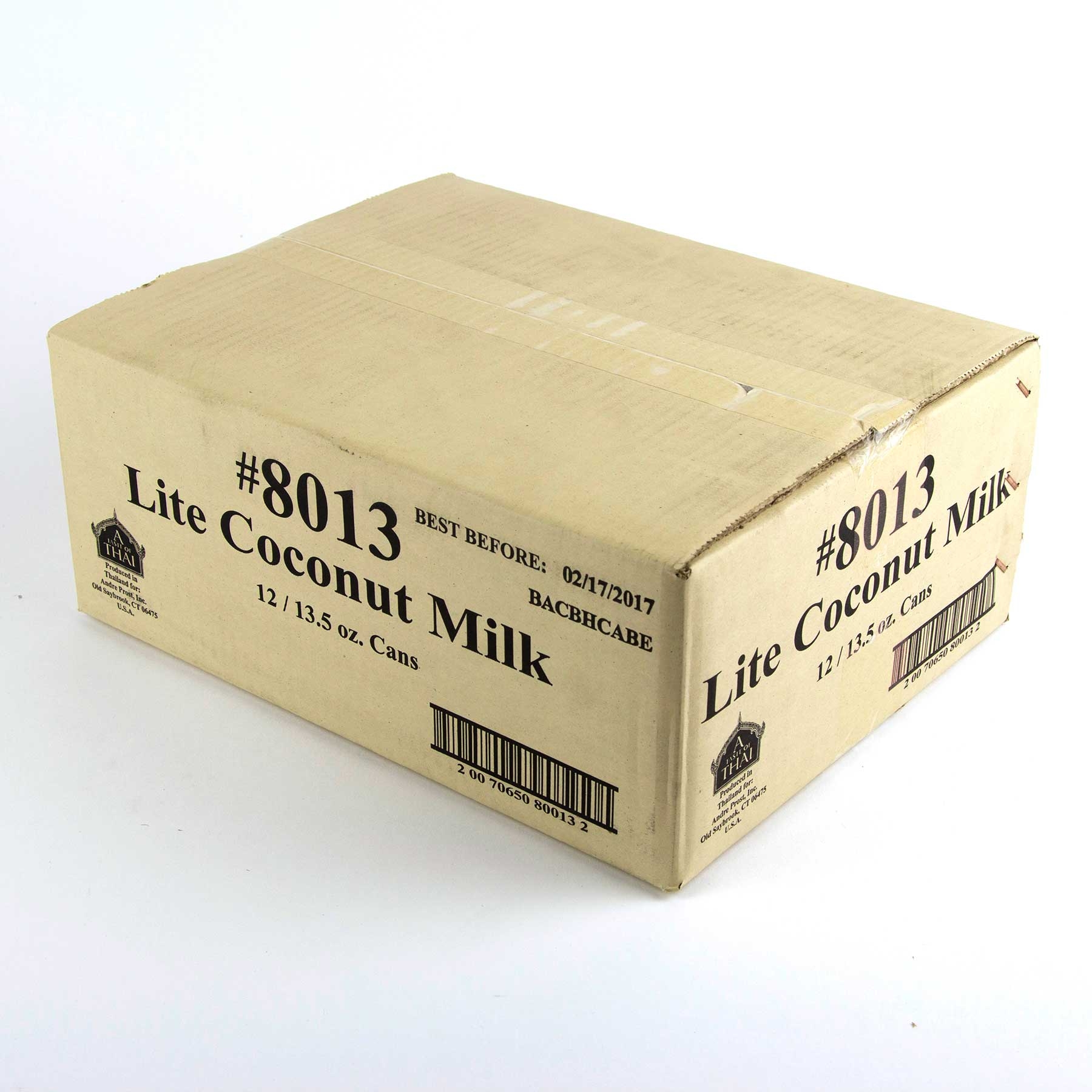 A Taste of Thai Lite Coconut Milk, 13.5 Fluid Ounce -- 12 per case.