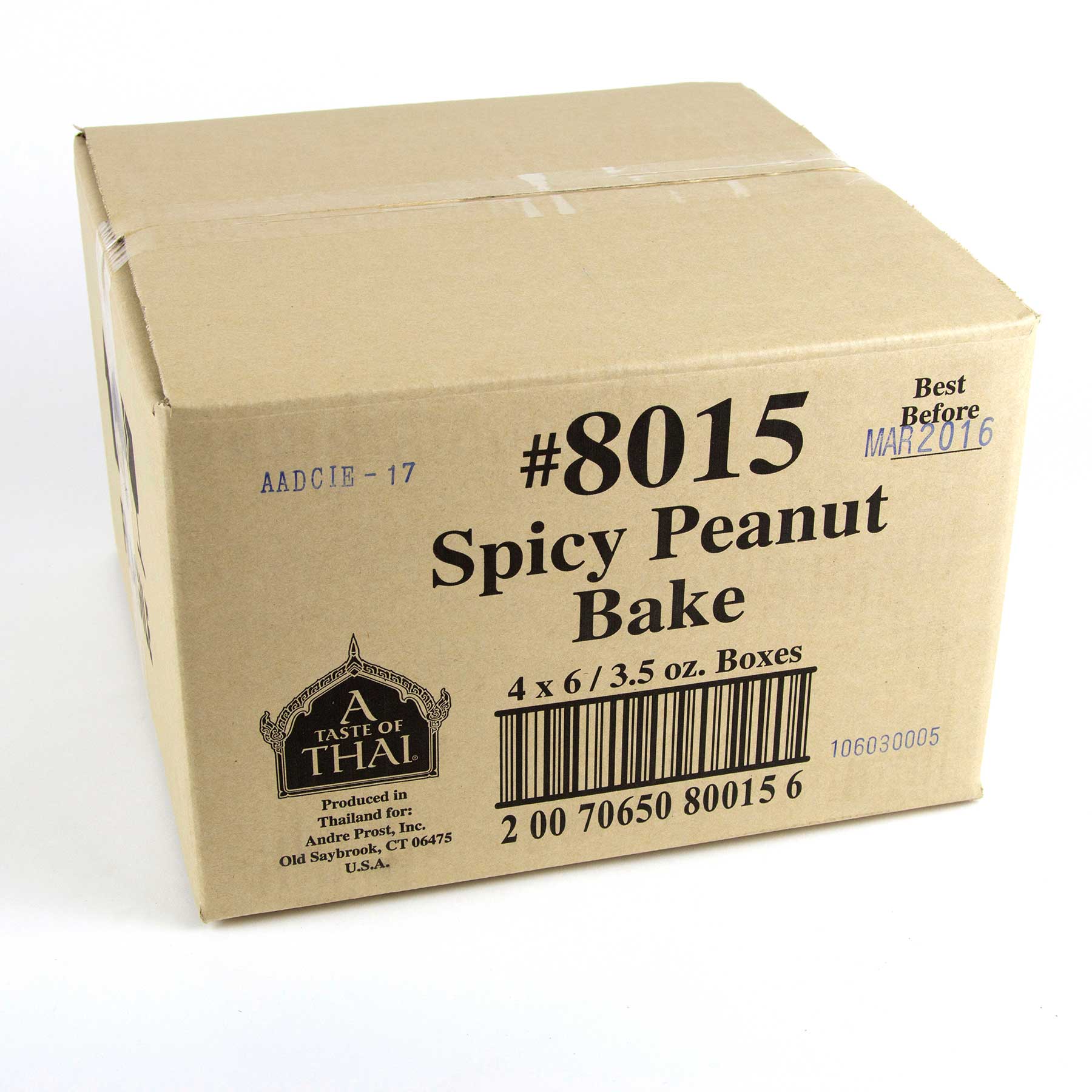 A Taste of Thai Spicy Peanut Bake, 3.5 Ounce -- 24 per case.