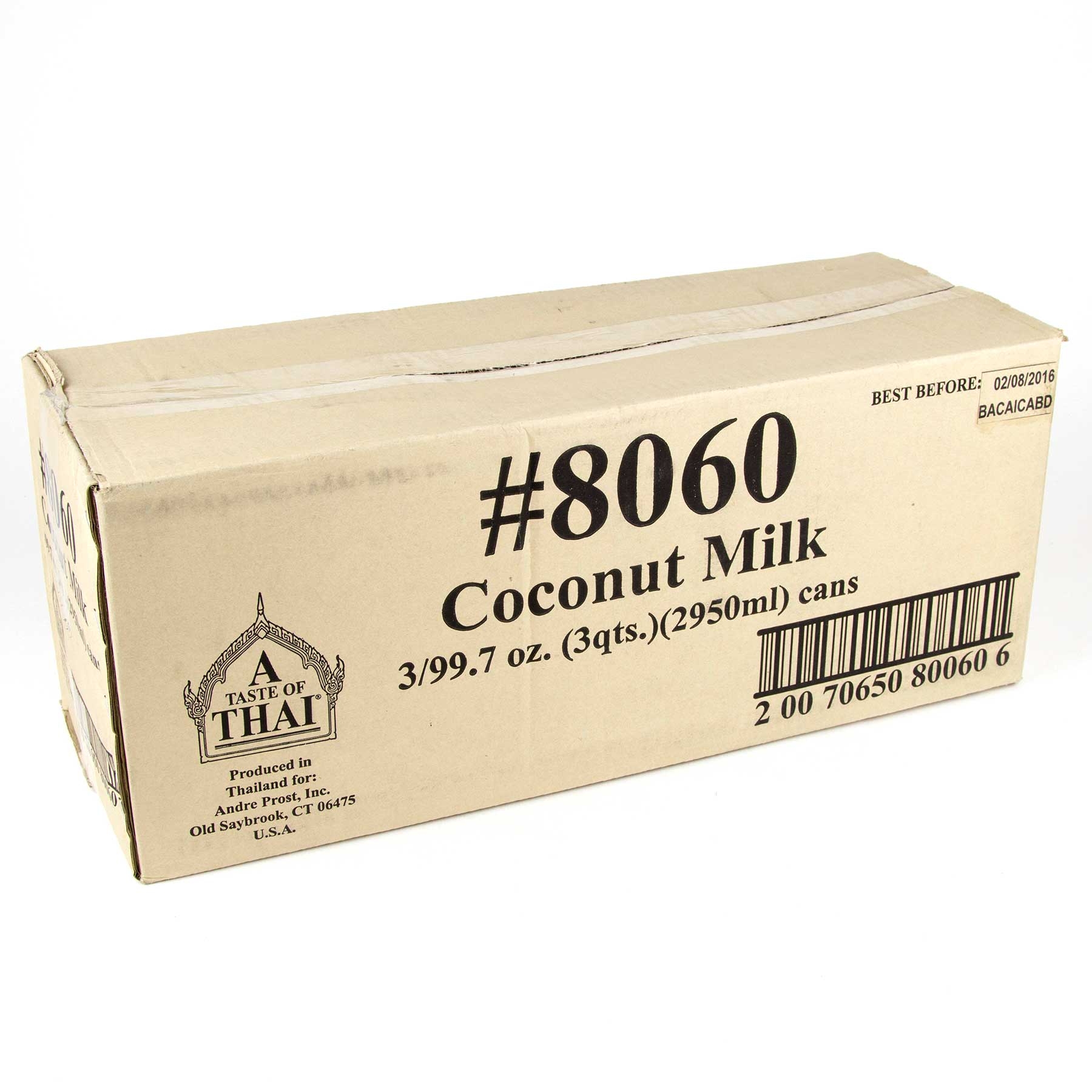 A Taste of Thai Coconut Milk, 99.7 Fluid Ounce -- 3 per case.
