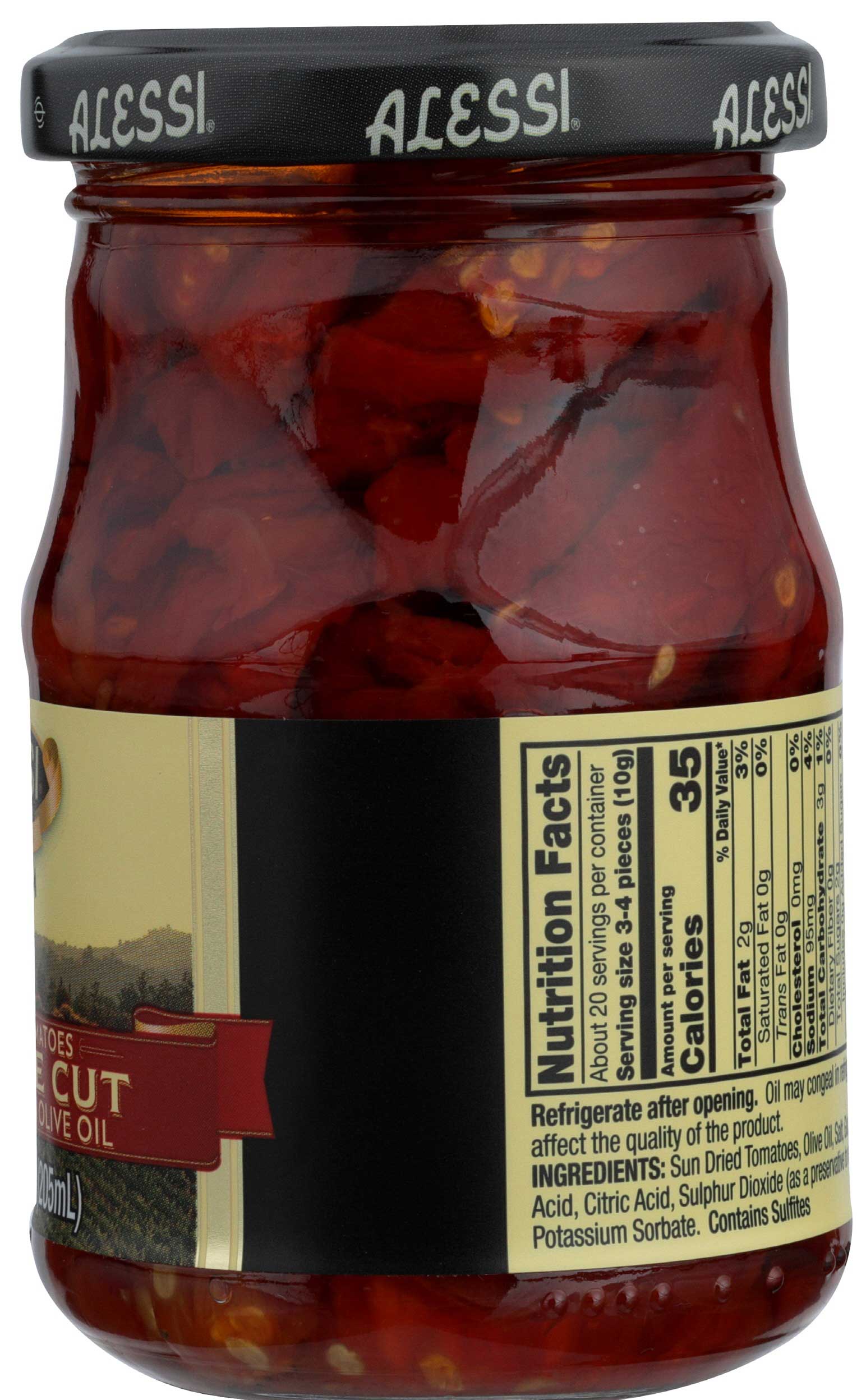 Alessi Julienne Cut Sun Dried Tomatoes, 7 Ounce -- 6 per case