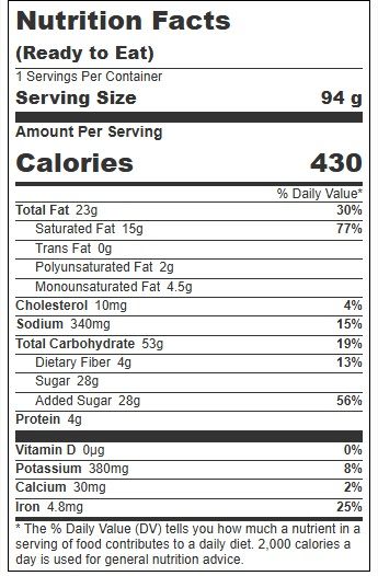 Wonder Chocolate Frosted Donut, 3.3 Ounce -- 60 Per Case