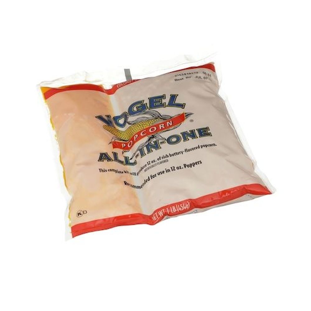 Vogel All In One Coconut Oil Buttery Flavored Popcorn, 16 Ounce -- 24 per case
