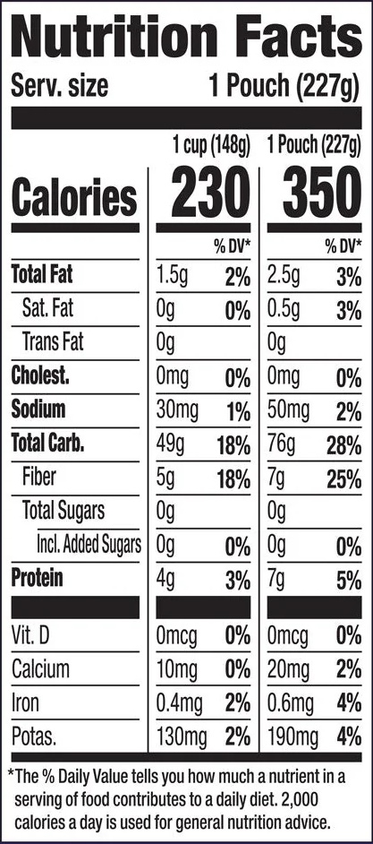 Lundberg Family Farms Regenerative Organic Brown Jasmine Rice, 8 Ounce -- 6 Per Case