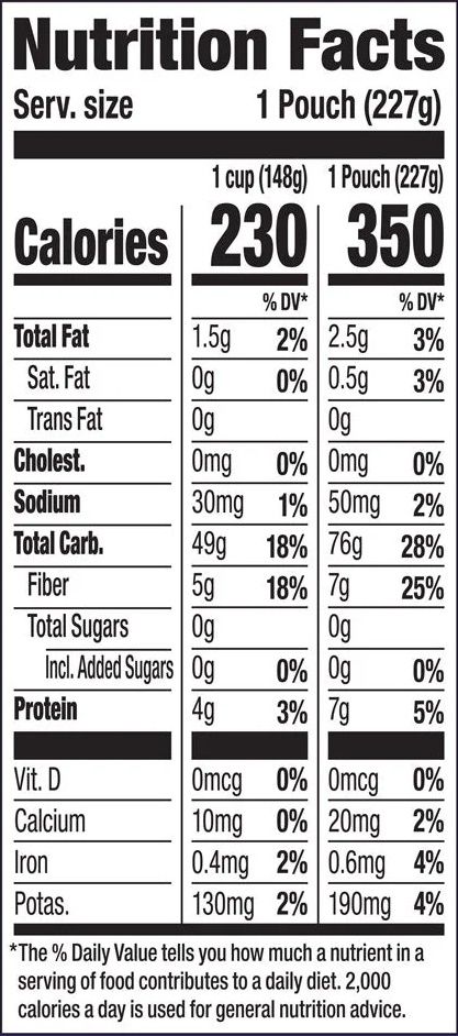 Lundberg Family Farms Regenerative Organic Brown Jasmine Rice, 8 Ounce -- 6 Per Case