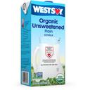 Hain Celestial Westsoy Unsweetened Original Soy Drink, 32 Ounce -- 12 per case.