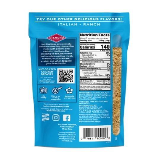 Diamond Original Nut Coatings, 5 Ounce -- 8 per case