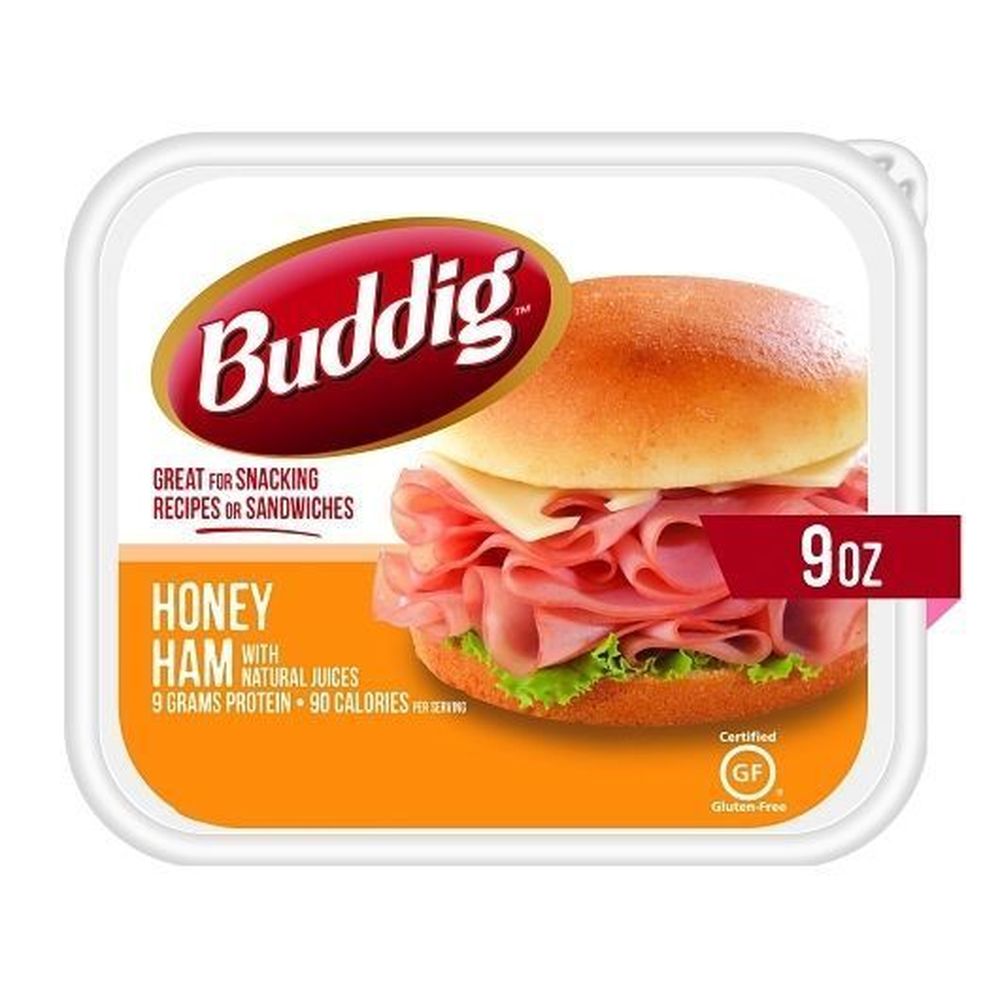 Carl Buddig Original Honey Ham, 9 Ounce Tub -- 8 per case