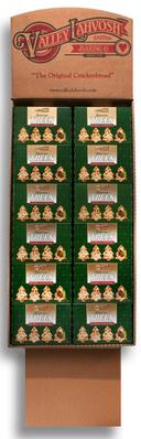 Valley Lahvosh Christmas Trees Crackerbread - Display Shipper, 4.5 Ounce -- 36 per case.