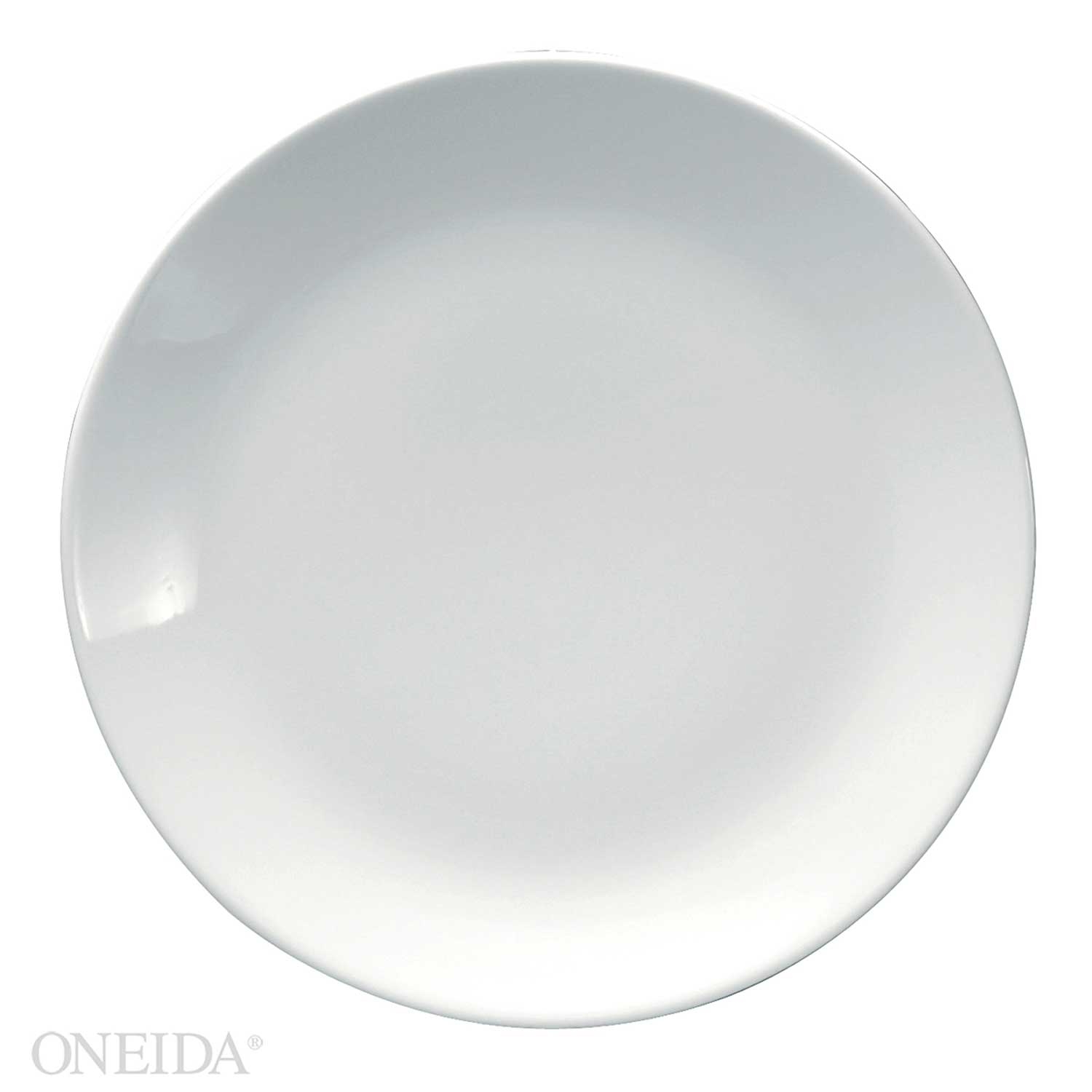 Oneida 4 Star Collection Sant Andrea Fusion Undecorated Coupe Plate, 11 1/2 inch -- 12 per case.