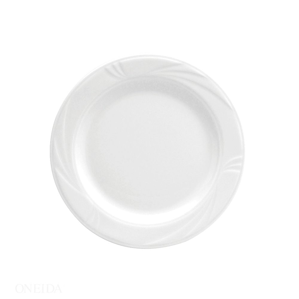 Oneida Arcadia/delco Collection Plates Arcadia Dia. (in.) =9in Pack -- 24 Per Case