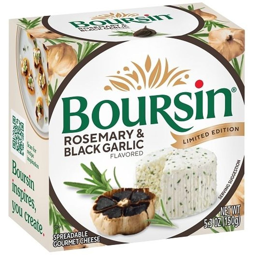 Boursin Rosemary and Black Garlic Spread, 5.3 Ounce - 6 per case