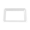 Party Tray White Rectangular Tray, 10 x 14 inch -- 25 per case.